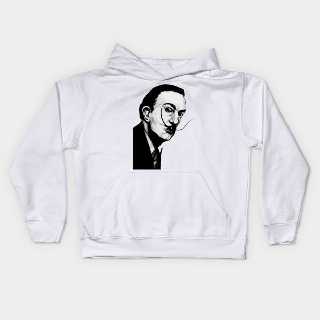 The Dali Stare Kids Hoodie by BeatrizAmazonas